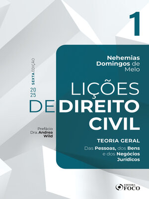 cover image of Lições de Direito Civil--Volume 1--6ª Ed--2025